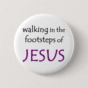 Spaziergang mit Jesus Button