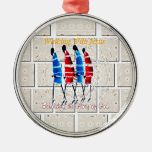 Spaziergang mit Jesus Hakuna Matata Inspiriert Bea Ornament Aus Metall