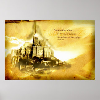 Spaziergang über Zion Poster