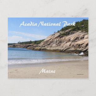 Spaziergänge an der Küste Postkarte