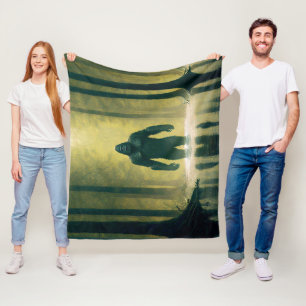 Spaziergänge durch Louisiana Sümpfe Wasser Fleecedecke