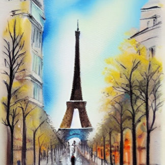 Spaziergänge in Paris Poster