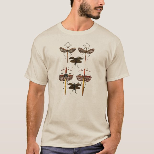 Spazierstöcke, Katydids und Libellen T-Shirt (Vorderseite)