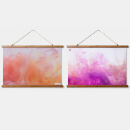SPAZIO CASA WALL TAPESTRY WANDTEPPICH MIT HOLZRAHMEN