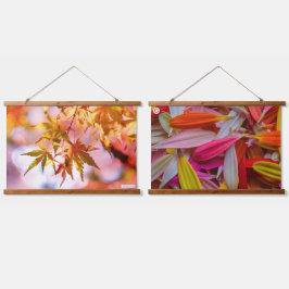 SPAZIO CASA WALL TAPESTRY WANDTEPPICH MIT HOLZRAHMEN