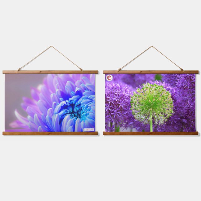 SPAZIO CASA WALL TAPESTRY WANDTEPPICH MIT HOLZRAHMEN (Doppelt)