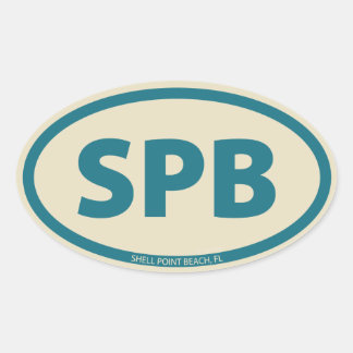 SPB Oval Ovaler Aufkleber
