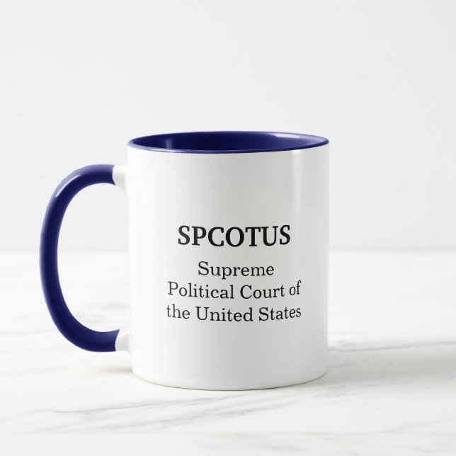 SPCOTUS Supreme Court Coffee Tasse (Links)