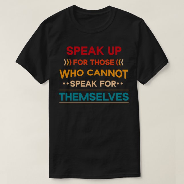 Speak Up Statement Graphic Pullover (Design vorne)