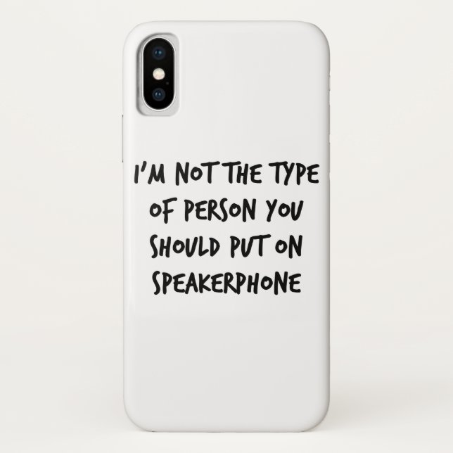 Speakerfon Case-Mate iPhone Hülle (Rückseite)