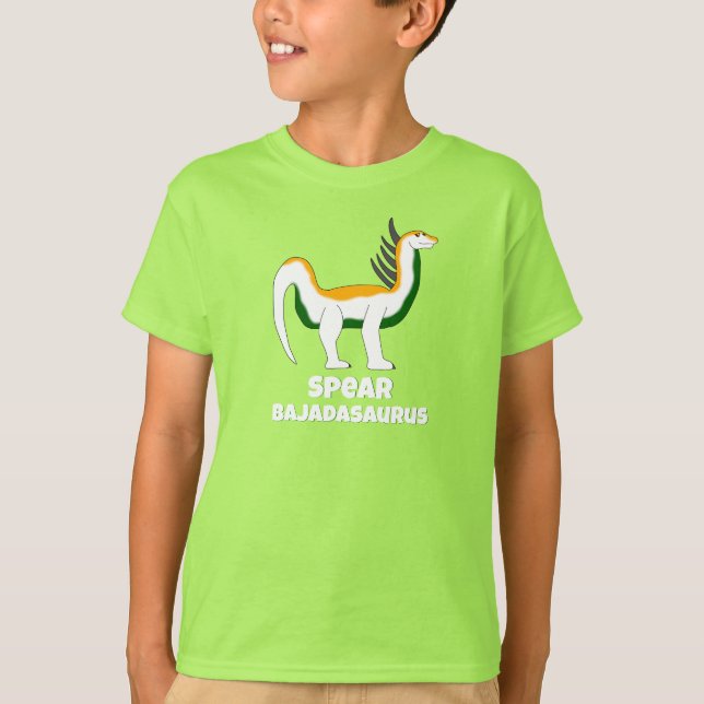 Spear the Bajadasaurus Dino T-Shirt (Vorderseite)