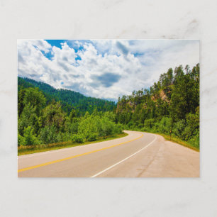 Spearfish Canyon Landschaftlich Byway, South Dakot Postkarte