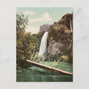 Spearfish Falls, South Dakota seltenes Photochrom Postkarte