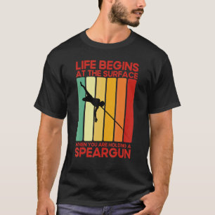 Spearfisher Vintag Apnoe Diver Freediving Spearfi T-Shirt