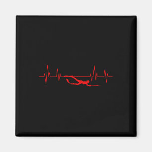 Spearfishing Heartbeat Diving Spearfish Hunti Magnet