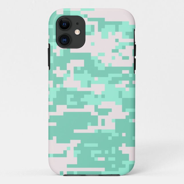 Spearmint Digital-Tarnmuster Case-Mate iPhone Hülle (Rückseite)