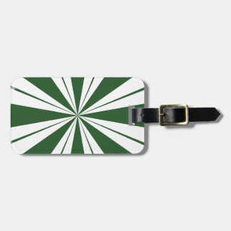Spearmint Stripe Candy Gepäckanhänger