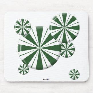 Spearmint Stripe Candy Mousepad