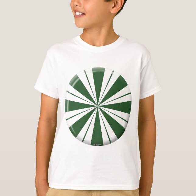 Spearmint Stripe Candy T-Shirt (Vorderseite)