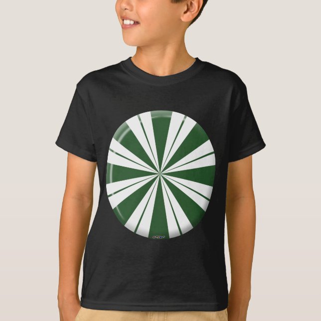 Spearmint Stripe Candy T-Shirt (Vorderseite)
