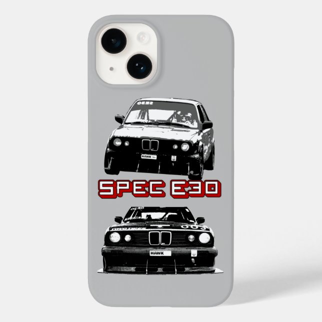Spec E30 Racing Case-Mate iPhone Hülle (Rückseite)