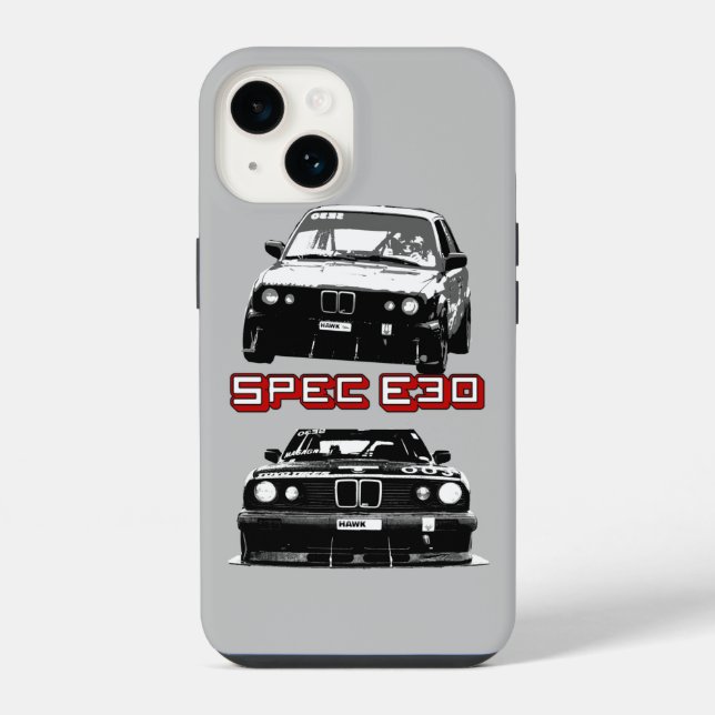 Spec E30 Rennsport iPhone Hülle (Rückseite)