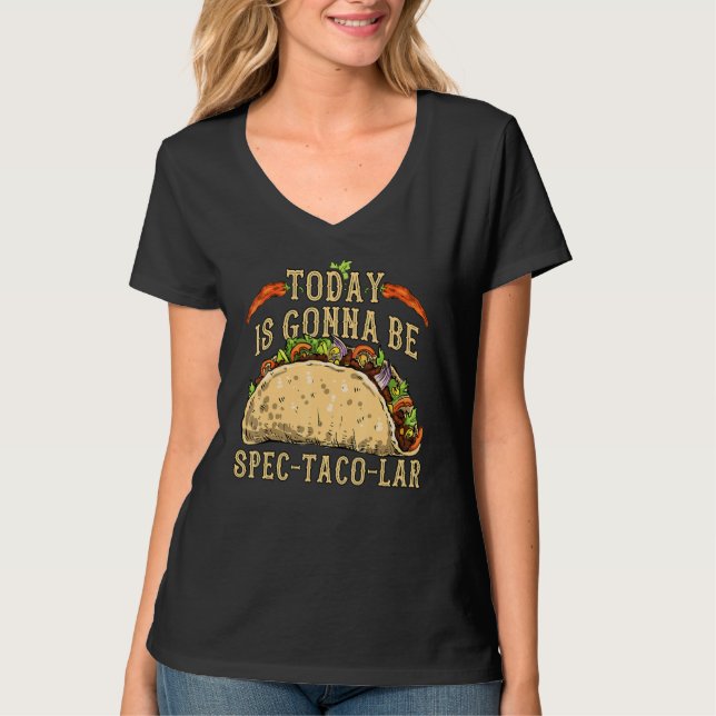 Spec taco lar  taco  Mexican food  taco party T-Shirt (Vorderseite)