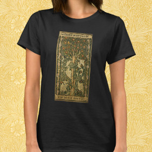 Specht von William Morris, Vintage Textilkunst T-Shirt