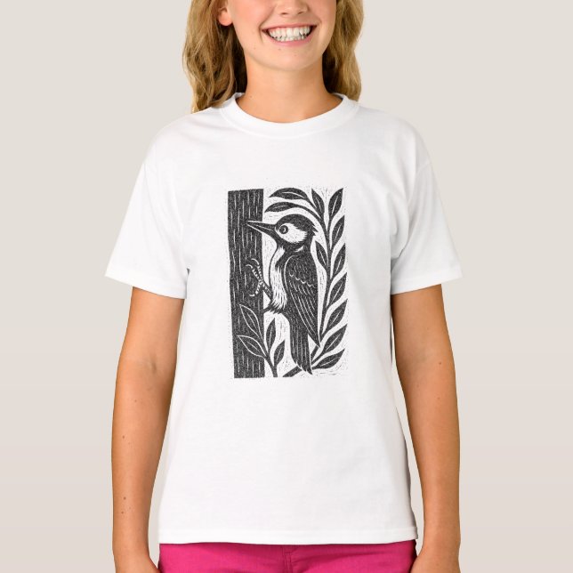 Specht/Woodpecker T-Shirt (Vorderseite)