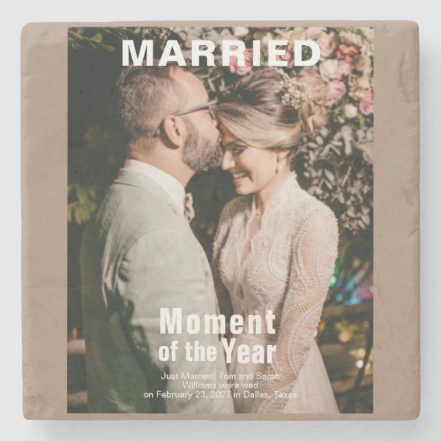 Special Add Foto Stone Untersetzer (Vorderseite)