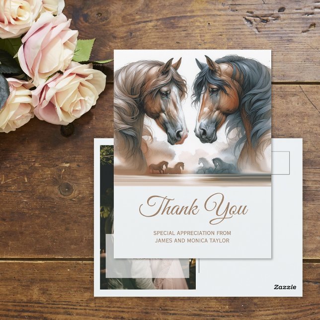 Special Add Foto Wedding Vielen Dank Postcard Postkarte (Von Creator hochgeladen)