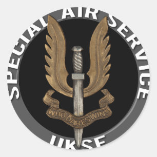 Special Air Service (SAS) Runder Aufkleber