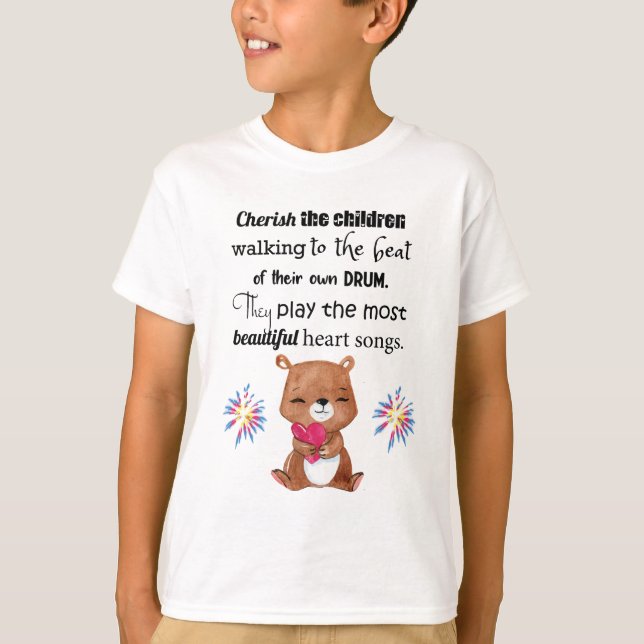Special benötigt die inspirierend Kinder, T-Shirt (Vorderseite)