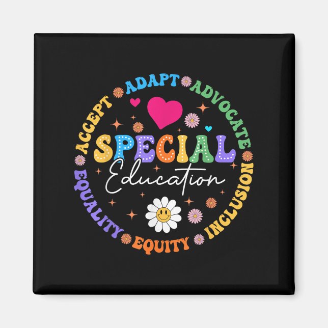 Special Bildung Squad Dream Team Sped Teacher Ap Magnet (Vorne)