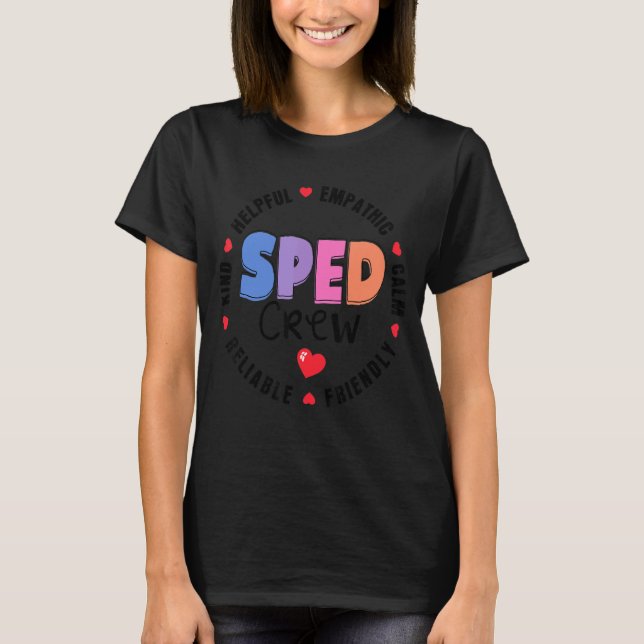 Special Bildung Teacher PARA Crew SPE T-Shirt (Vorderseite)