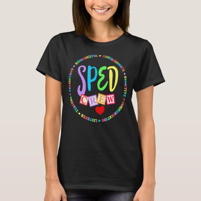 Special Bildung Teacher PARA Crew SPE T-Shirt (Vorderseite)