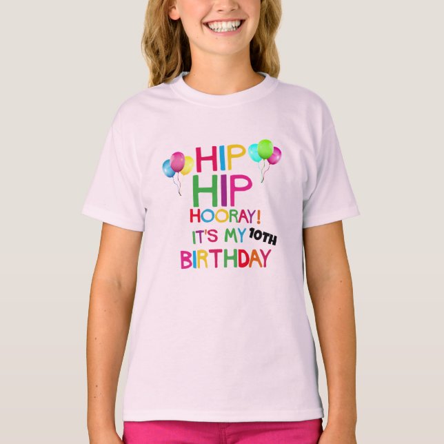 Special Birthday Custom Age T-Shirt (Vorderseite)