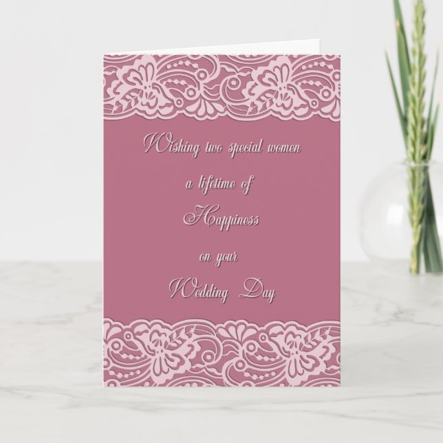 Special Bridal Lace Karte (Vorderseite)