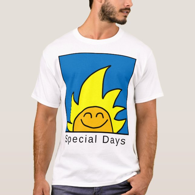 Special Days Icon Blue T-Shirt (Vorderseite)