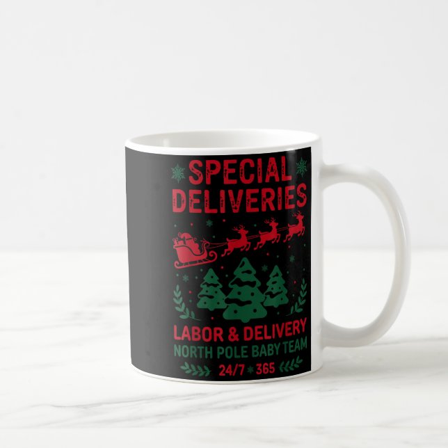 Special Deliveries Labor And Delivery Baby Nurse C Kaffeetasse (Rechts)