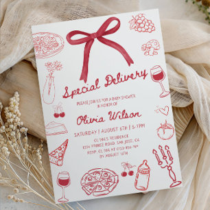 Special Delivery Baby Shower - Süße Postzustellung Einladung
