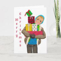 "Special Delivery for your" Weihnachtsgrüße-Karte