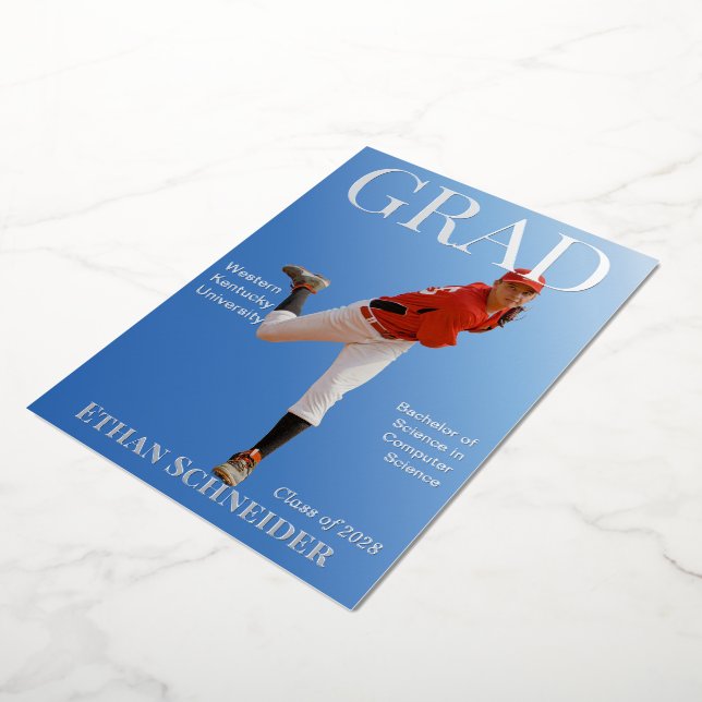 Special Edition College Graduation Announcement Folieneinladung (Gedreht)