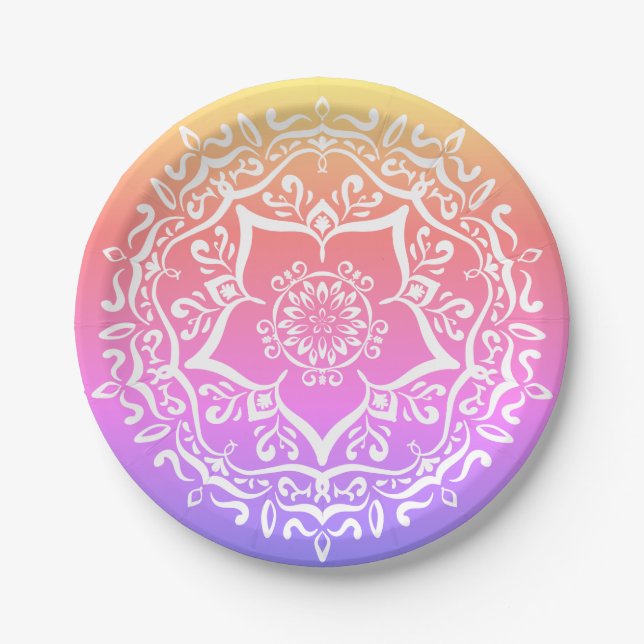 Special Edition Jarn Mandala Pappteller (Vorderseite)