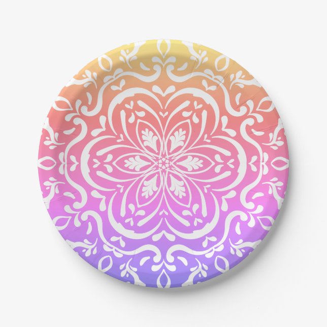 Special Edition Losonieth Mandala Pappteller (Vorderseite)
