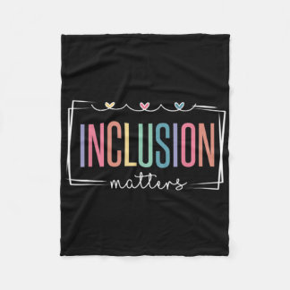 Special Education Autism Awareness Teacher Inclusi Fleecedecke