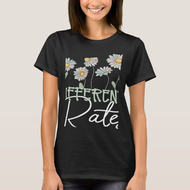 Special Education Teacher We All Grow at Different T-Shirt (Vorderseite)