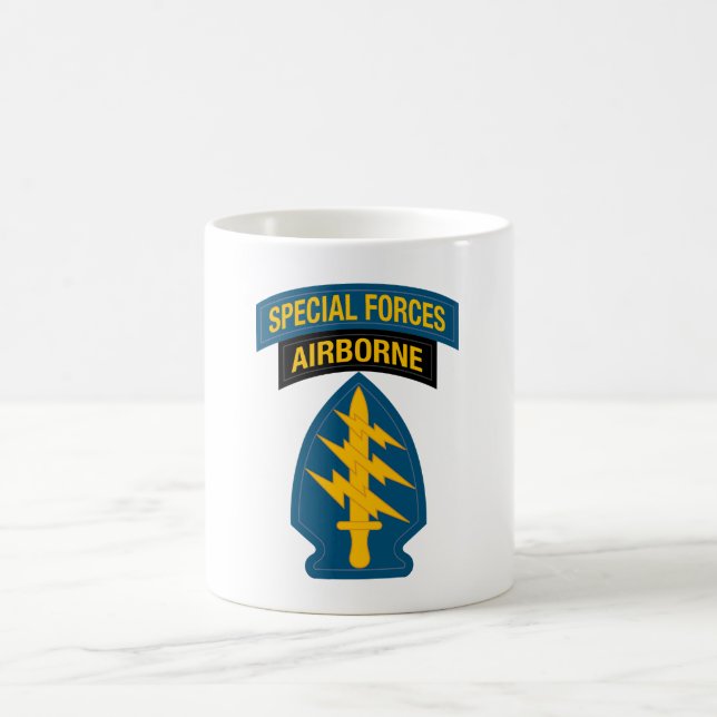 Special Forces-Abzeichen Airborne Tab Kaffeetasse (Mittel)