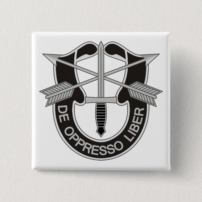 Special Forces SF De Oppresso Liber Button (Vorderseite)