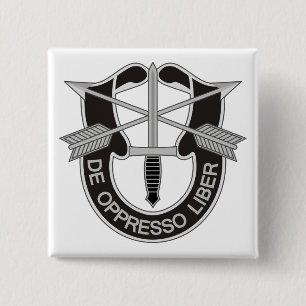 Special Forces SF De Oppresso Liber Button